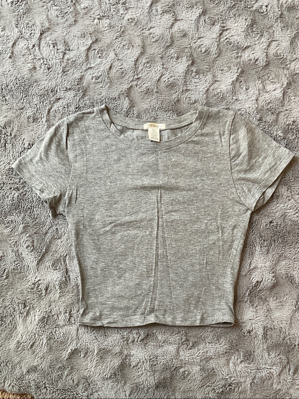 Bozzolo Gray Crop Top